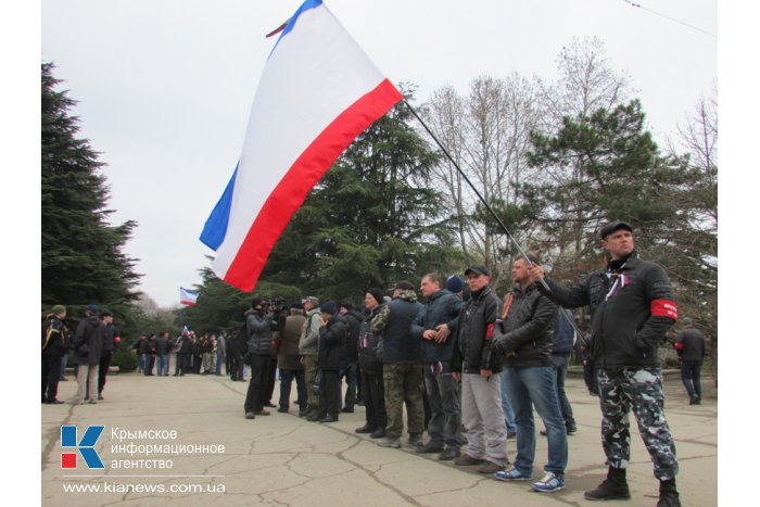 В Симферополе приняло присягу первое подразделение Вооруженных сил Крыма