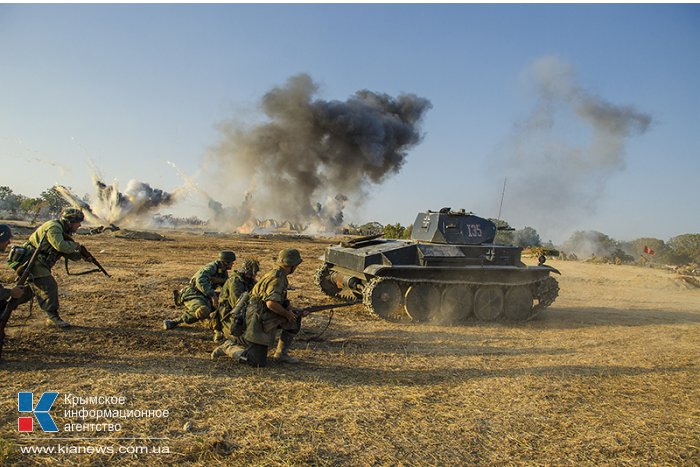 Крымский военно-исторический фестиваль завершился масштабными реконструкциями