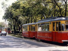 В Евпатории приостановили движении трамваев